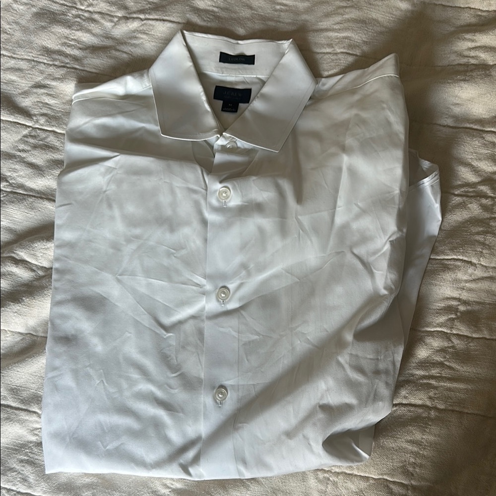 J. Crew White Dress Shirt Timeless Elegance